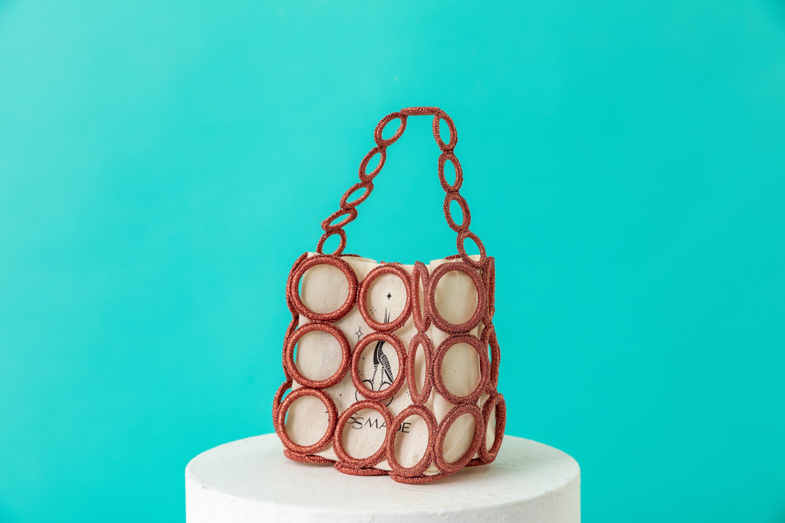Pembe Küçük Bonbon Çanta - Görsel 5
