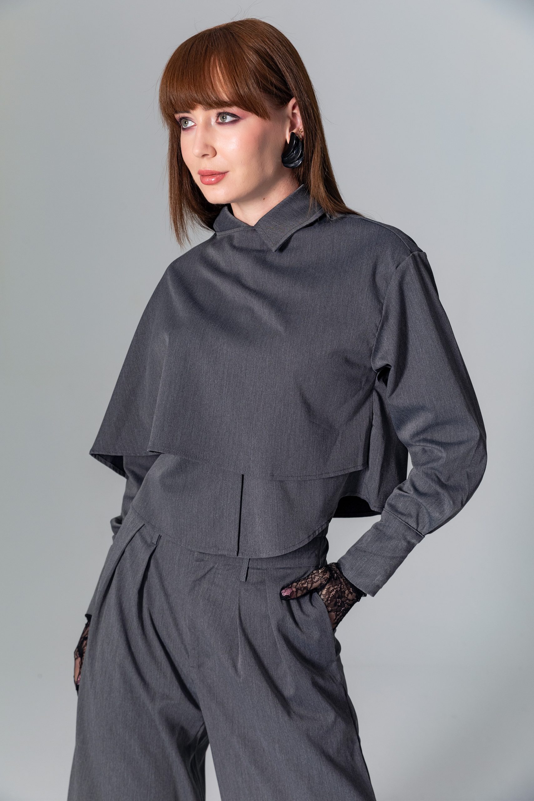 Siyah Reçine Küpe - Görsel 3