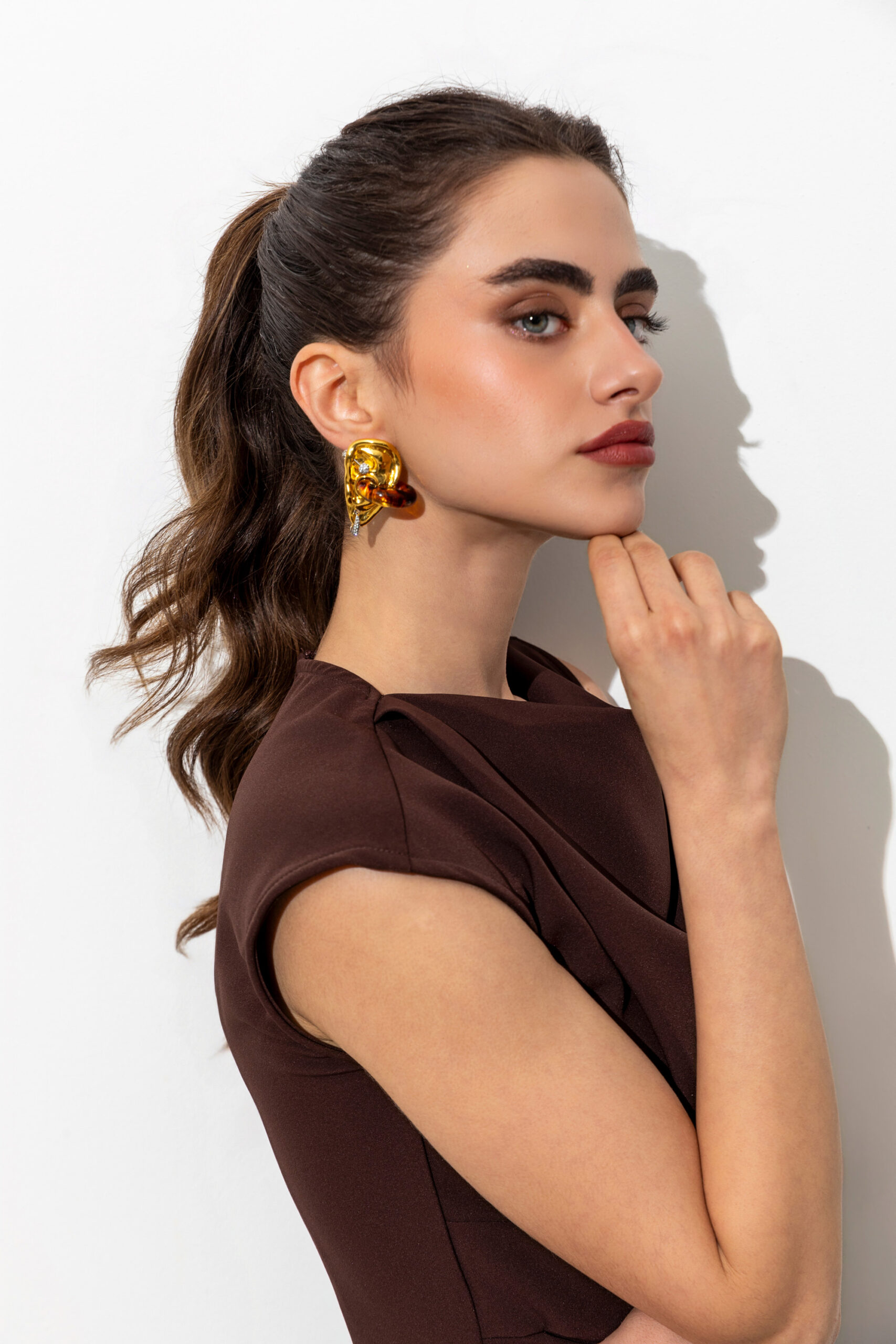 Kulak Gold Küpe